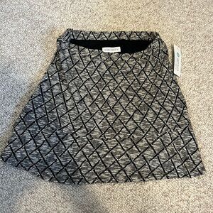 NWT Margaret M Stich Fix size small black and white knit skirt